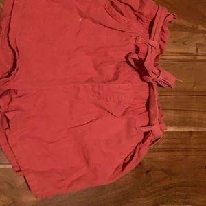 super cute and comfy tillys red/orange shorts